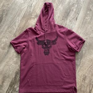 underarmor short sleeve sweatshirt (the rock)